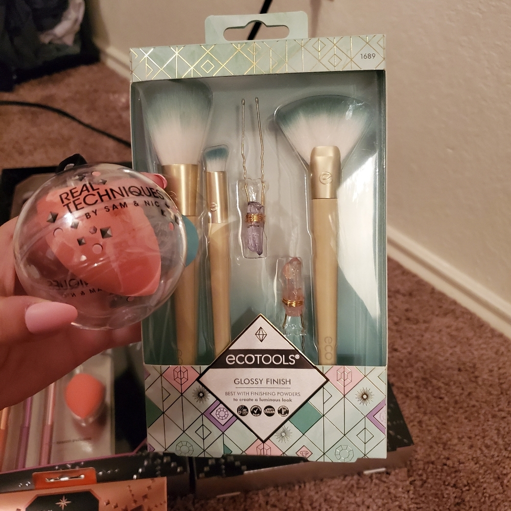 Eco tools brush set crystal with real techniques
